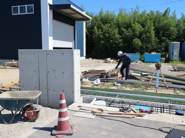 〈建築レポート〉野洲市大篠原 事務所倉庫③